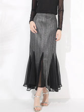 Truly Pleated Mermaid Midi Skirt